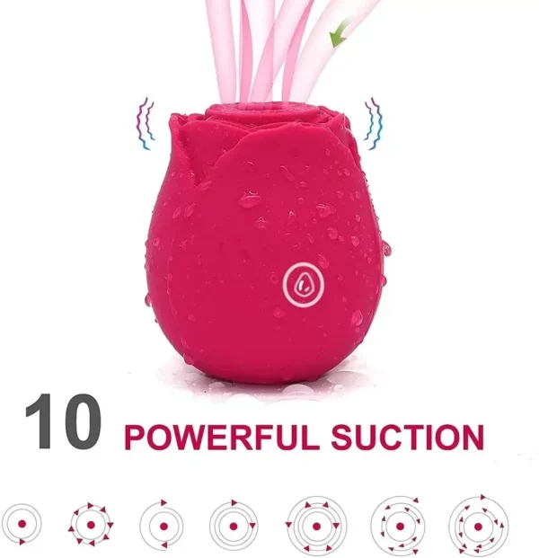 Rose Vagina Sucking Vibrator